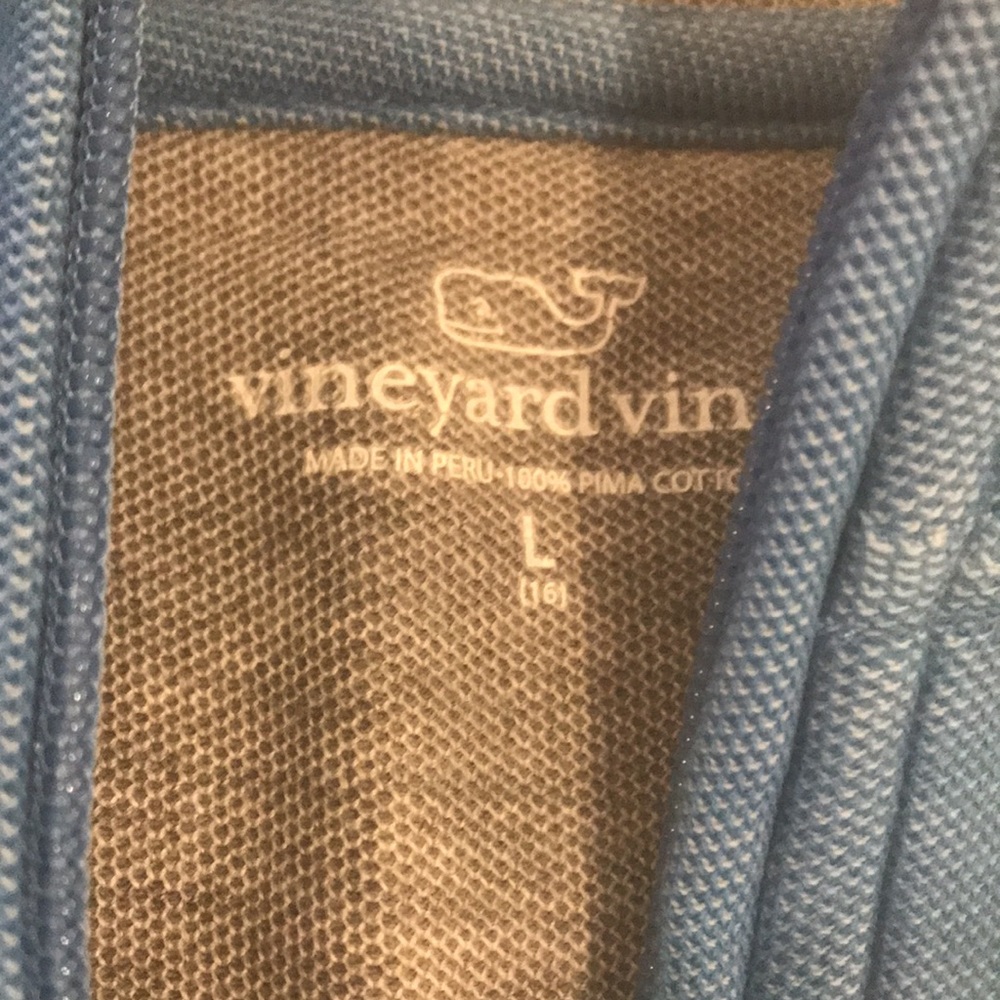 Vineyard vines boys large long sleeve quarter zip pull over in perfect condition - Picture 2 of 2